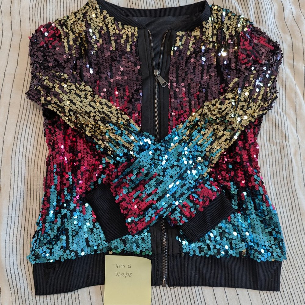 Taylor Swift 1989 Sequin Bomber Jacket